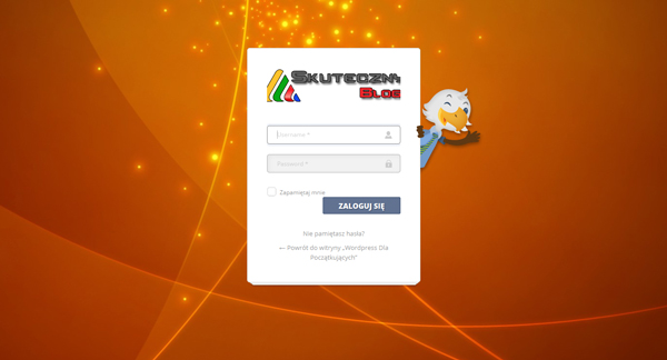 strona-logowania-bloga-wordpress-dlapoczatkujacycheebiznes_