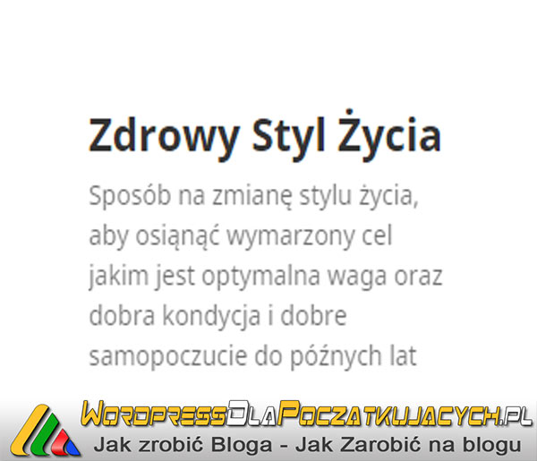 Zdrowy Styl Życia