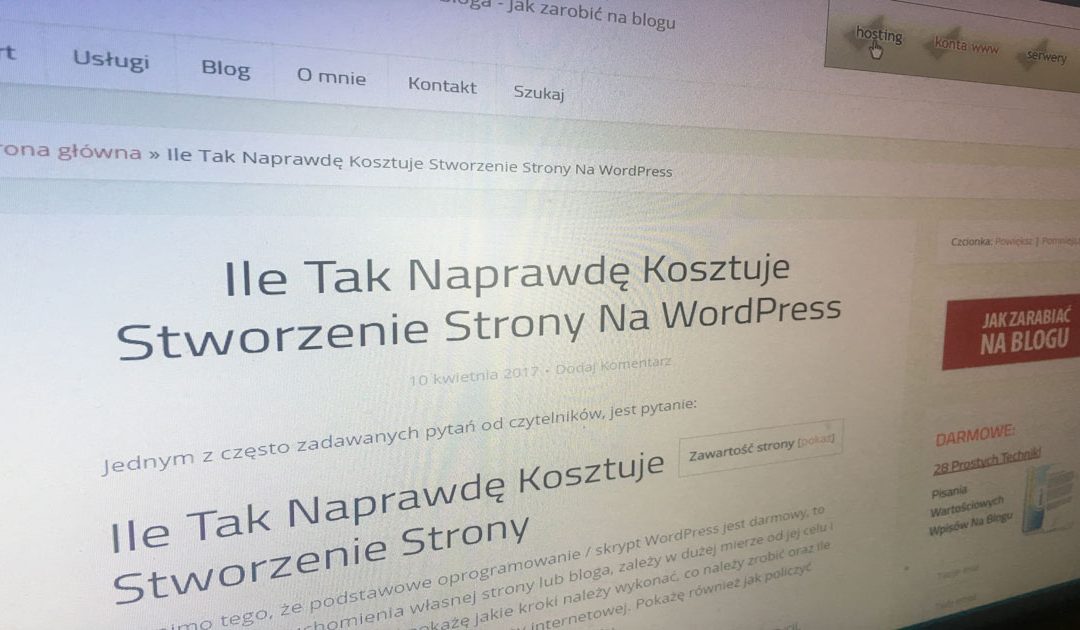 Ile Tak Naprawdę Kosztuje Stworzenie Strony Na WordPress